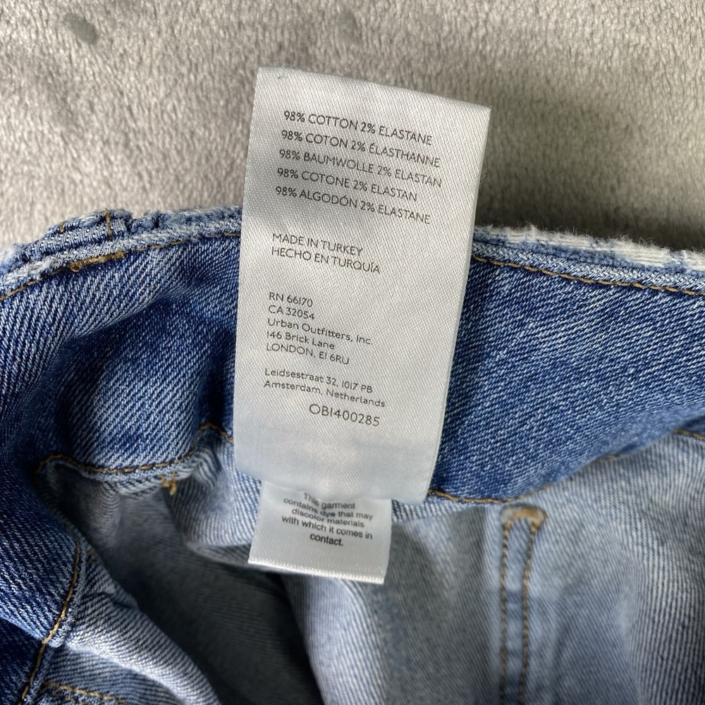 Anthropologie Pilcro The Skipper Cropped Wide Leg Jeans Womens 34 Blue High Rise - Picture 10 of 16